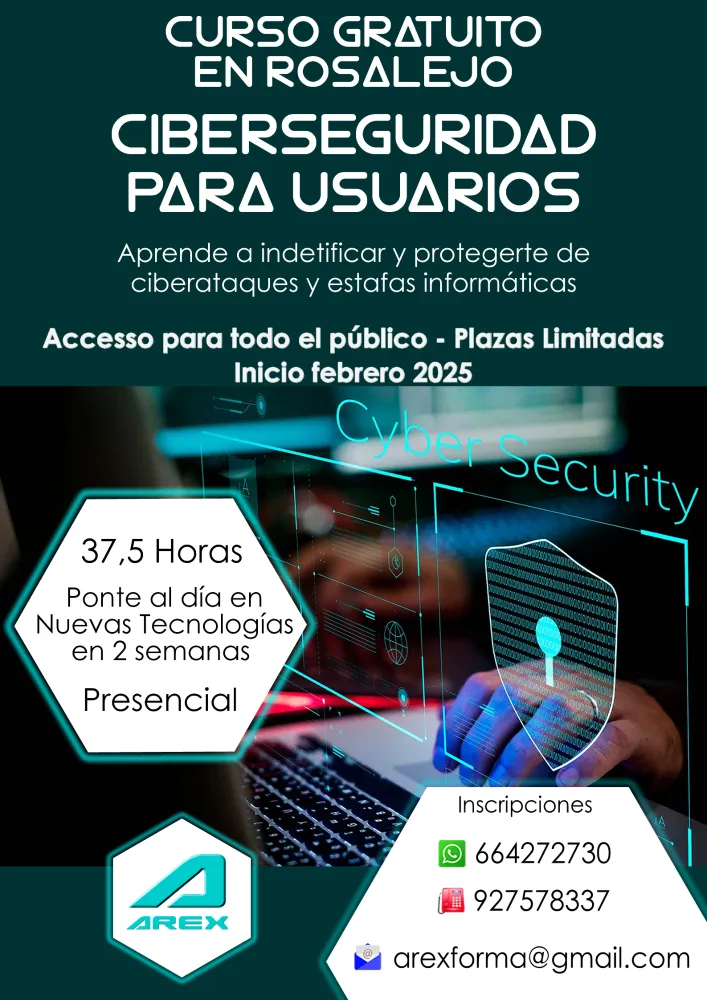 Rosalejo ofrece curso gratuito de ciberseguridad para todos los públicos