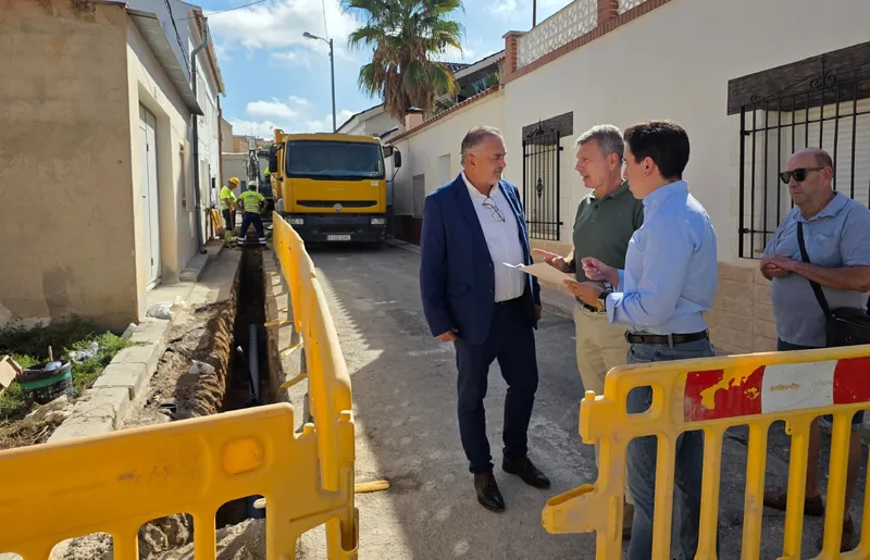 Lorca invierte 150.000 euros en renovar la red de agua potable de La Paca