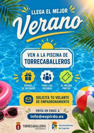 Espirdo invita a refrescarse en sus piscinas municipales ante la llegada del calor