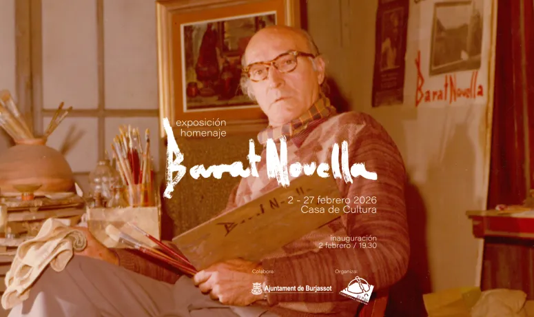 Burjassot rinde homenaje al polifacético artista José Barat Novella con una exposición