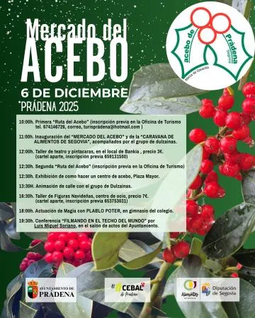 El Mercado del Acebo regresa a Prádena con su edición 2025