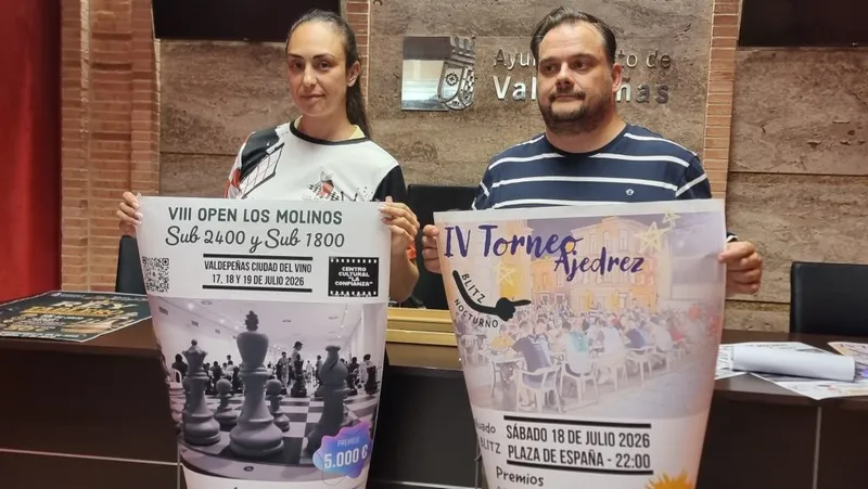Valdepeñas acoge un torneo de ajedrez internacional con récord de participación