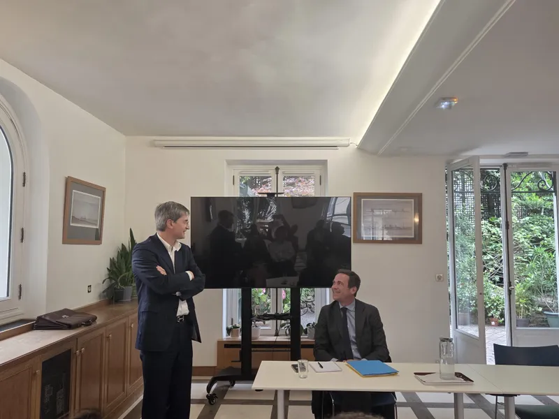 Augustin Augier aborda la transición ecológica en un encuentro con Ponts Alumni