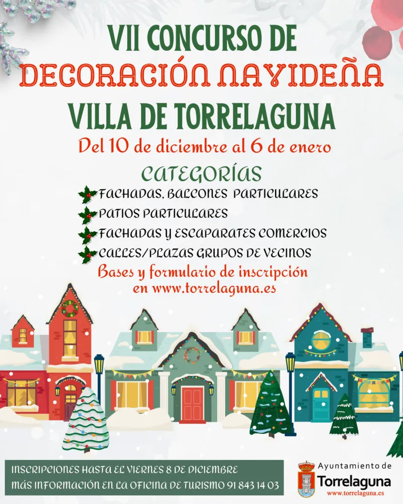 Torrelaguna celebra su VII Concurso de Decoración Navideña