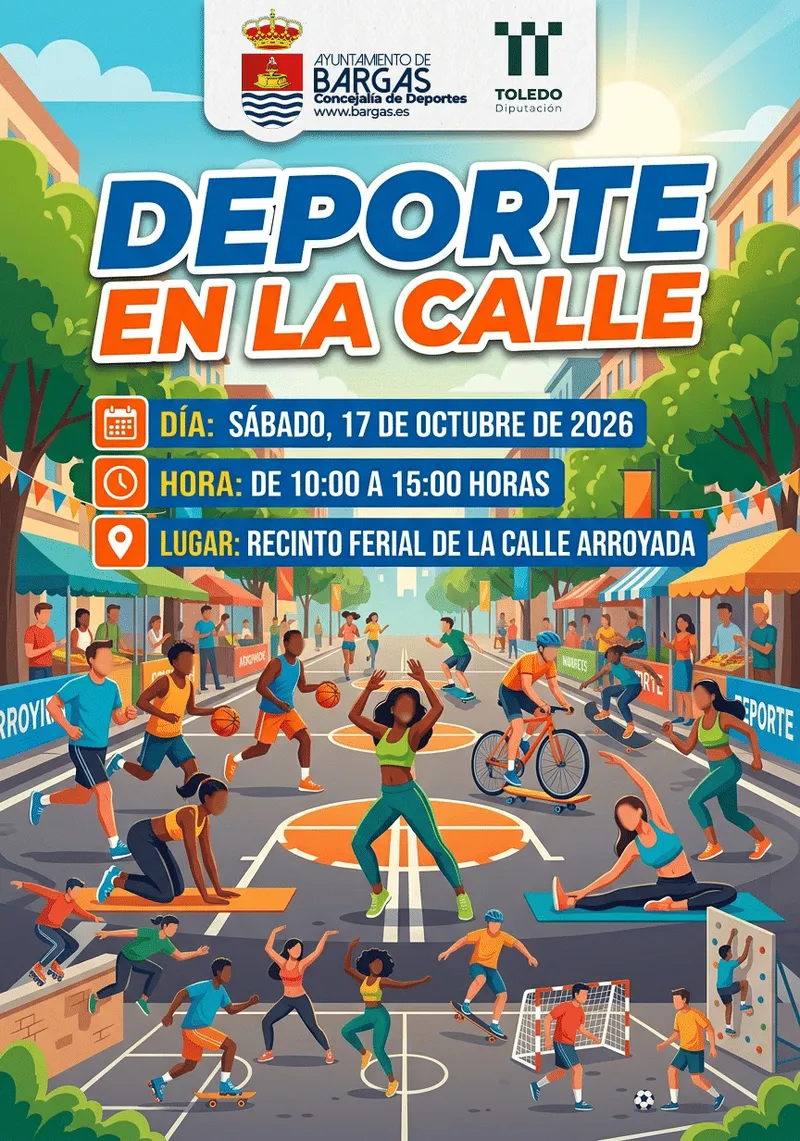 Bargas celebra 'Deporte en la Calle' con actividades gratuitas para todos