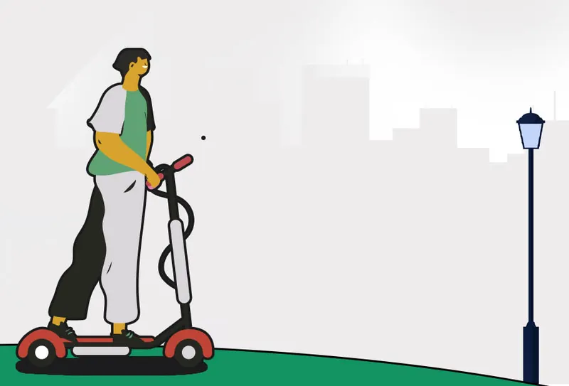 Falces lanza campaña informativa sobre el uso seguro del patinete eléctrico