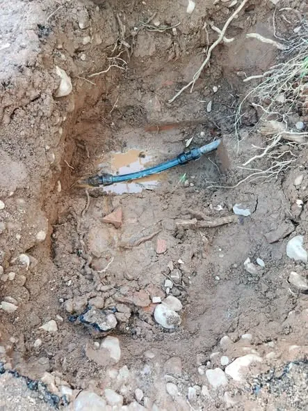 Guadalmez sufre tres roturas en la red de agua en pocos meses