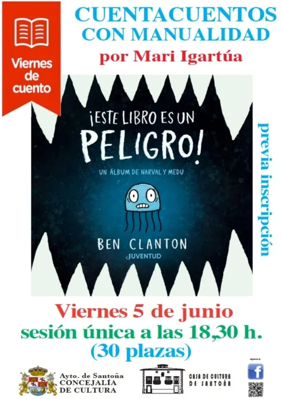 Santoña celebra el Día del Libro con cuentacuentos y manualidades