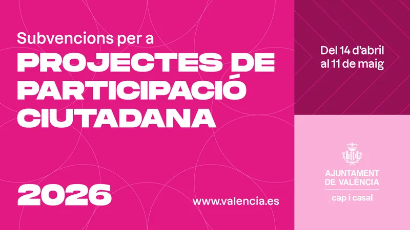 València impulsa la participación ciudadana con ayudas a asociaciones y premios de datos