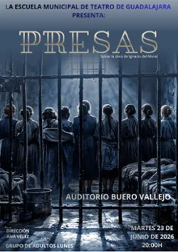 El Teatro Buero Vallejo acoge la obra 'Presas' del grupo de adultos de la Escuela Municipal de Teatro
