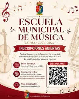 Esquivias abre el plazo de inscripción para su Escuela Municipal de Música