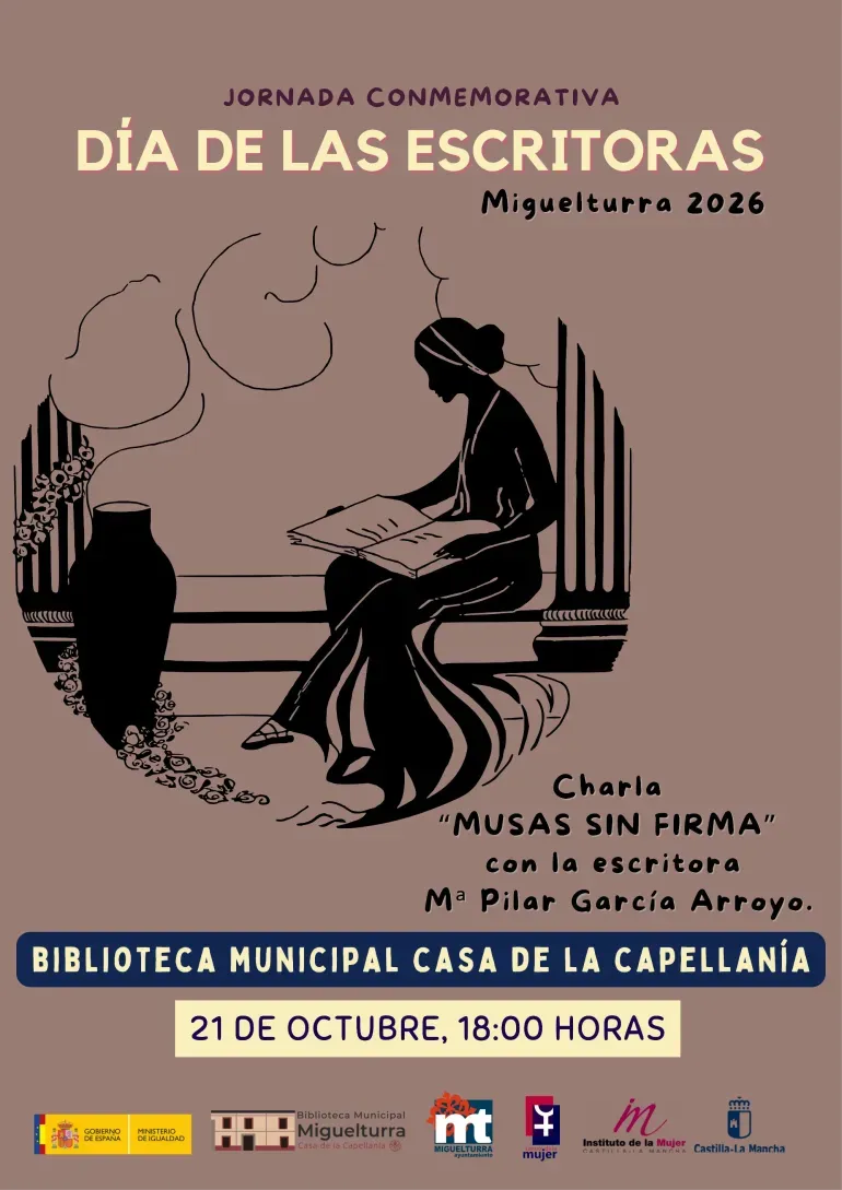 Miguelturra celebra el Día de las Escritoras con la charla 'Musas sin firma'
