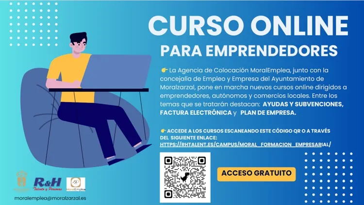 Moralzarzal lanza cursos online gratuitos para impulsar el comercio local