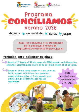 Espirdo lanza el programa 'Conciliamos' para el verano con actividades para niños