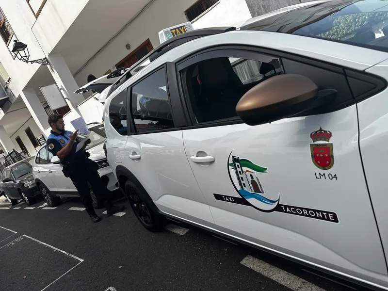 Tacoronte reactiva las inspecciones del servicio de taxi tras una década de inactividad