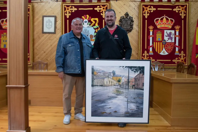 Pablo Rubén López Sanz triunfa en el XXXV Certamen de Pintura Rápida de Horche a pesar de la lluvia