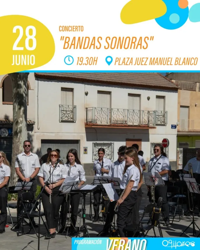 La Banda Sinfónica Municipal de Ogíjares ofrece un concierto de bandas sonoras de cine