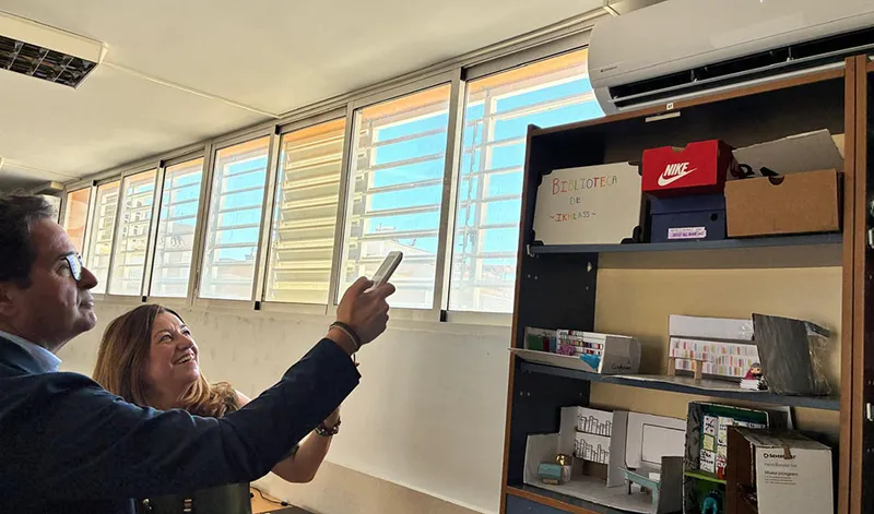 Almería invierte 19,6 millones en climatizar 341 centros educativos