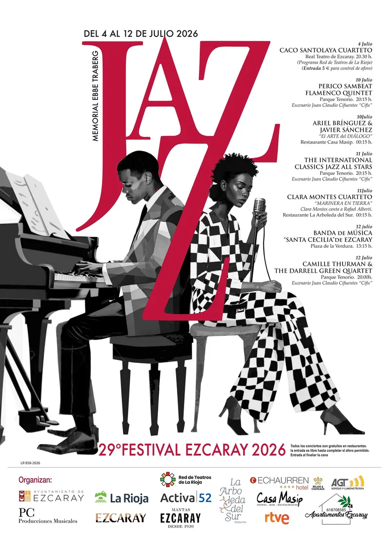 Ezcaray celebra el Festival de Jazz Memorial Ebbe Traberg con entrada libre