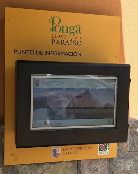 Ponga estrena un punto de información turística virtual interactivo