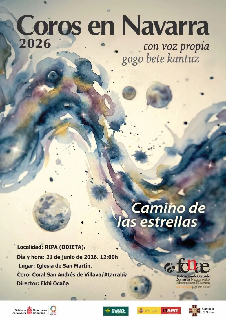 El Coro San Andrés de Villava actuará en Ripa el 21 de junio