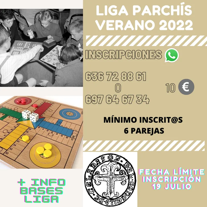 Celadas organiza una liga de parchís de verano con premios para los mejores jugadores