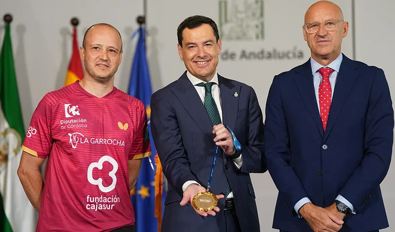 Andalucía celebra la Copa de Europa de tenis de mesa y conmemora el Día del Donante de Sangre
