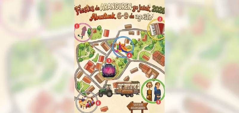 Aranguren se prepara para sus fiestas de agosto con música y actividades familiares