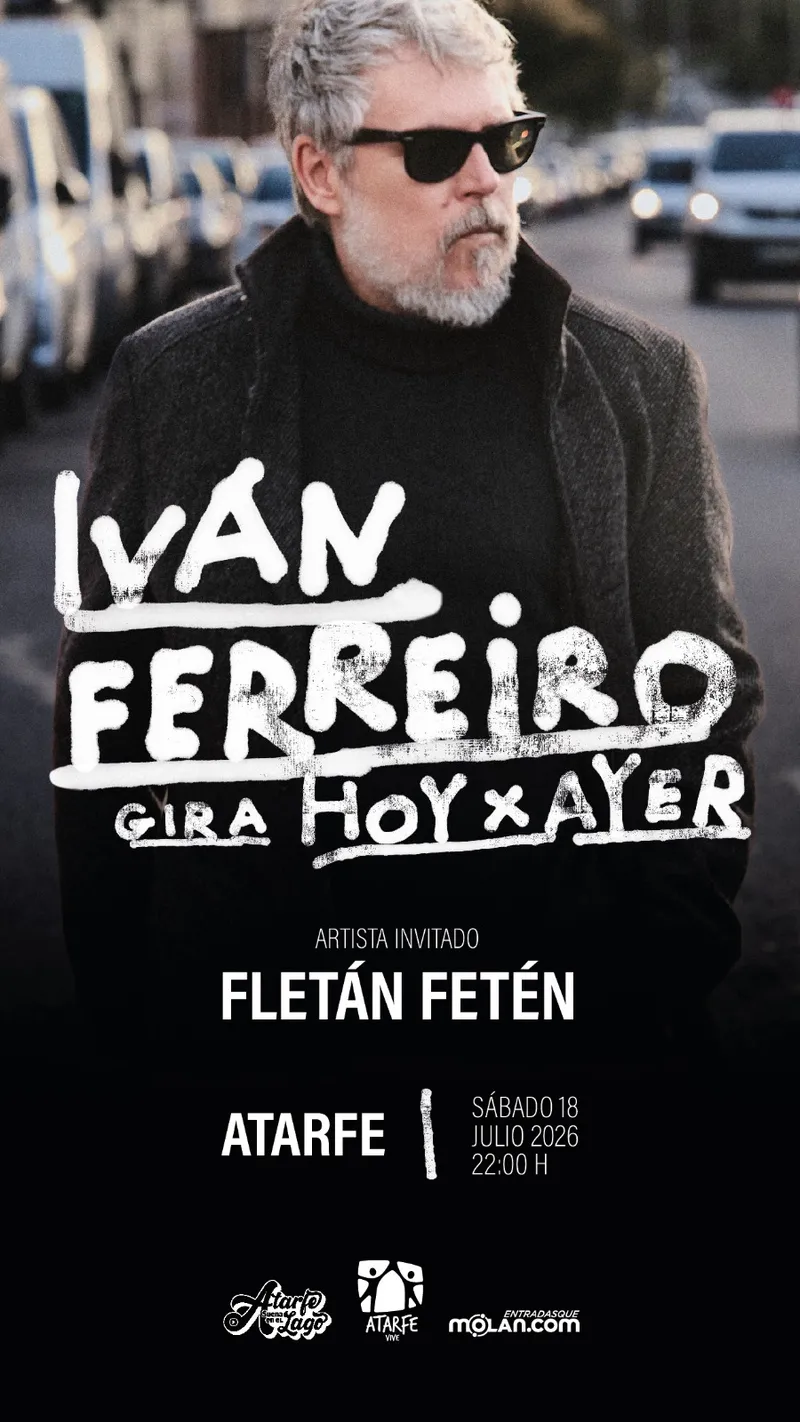Iván Ferreiro actuará en Atarfe Suena en el Lago 2026