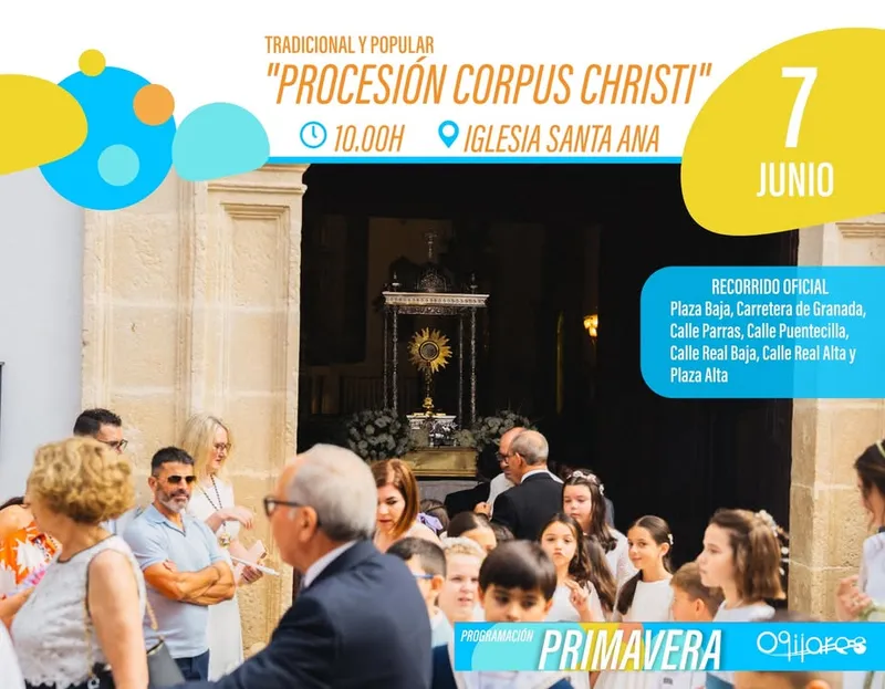Ogíjares se prepara para la Procesión del Corpus Christi con altares y música