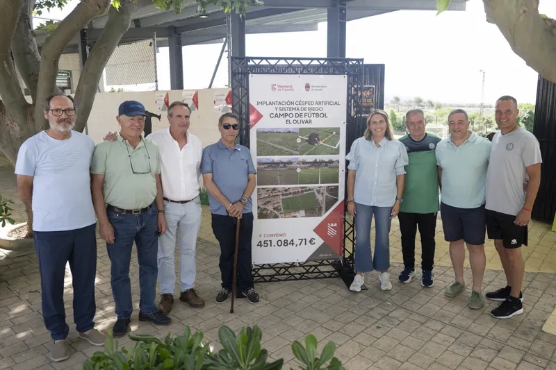 La Diputación de Castellón destina 451.000 euros a la mejora del campo de fútbol de Caudiel