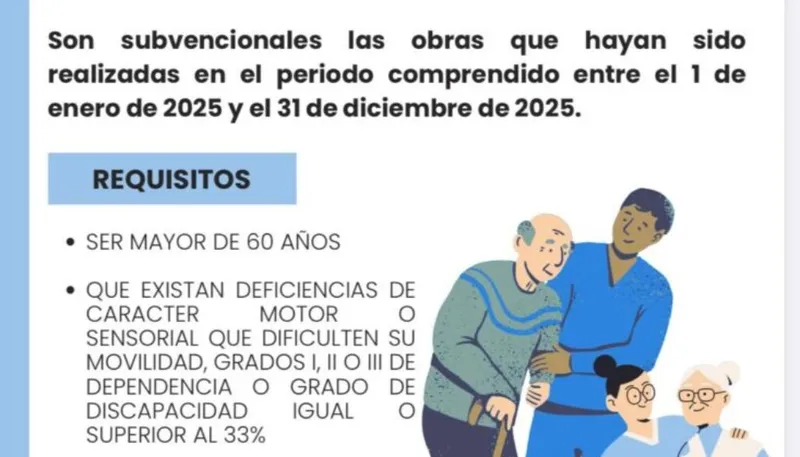 Sellent abre plazo para ayudas a la eliminación de barreras arquitectónicas para mayores