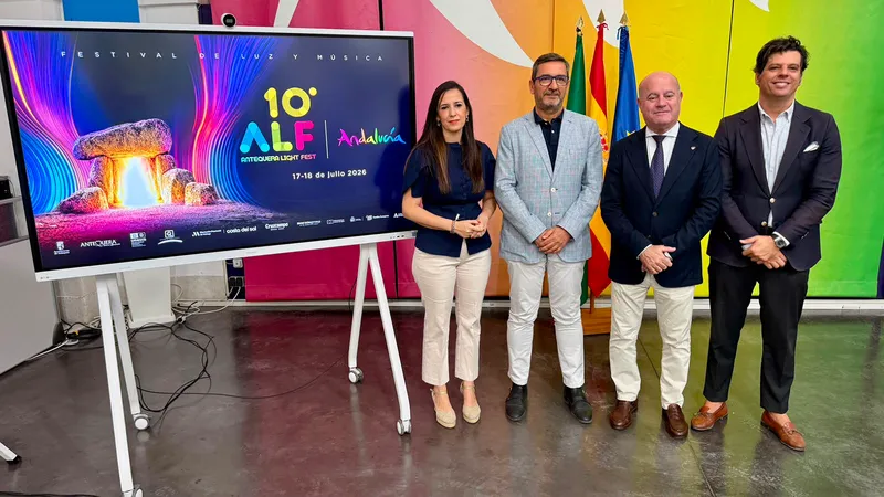 Antequera celebra el décimo aniversario de Patrimonio Mundial con un festival de luz