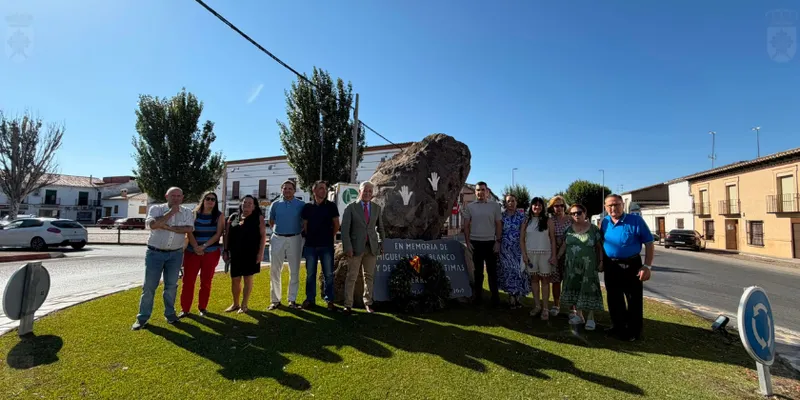 Almagro conmemora a Miguel Ángel Blanco y a las víctimas del terrorismo