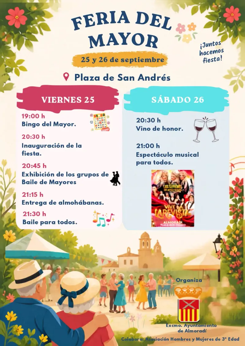 Almoradí celebra la III Fiesta del Mayor los días 25 y 26 de septiembre