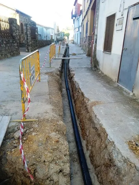 Robledollano finaliza la sustitución de redes de abastecimiento de agua