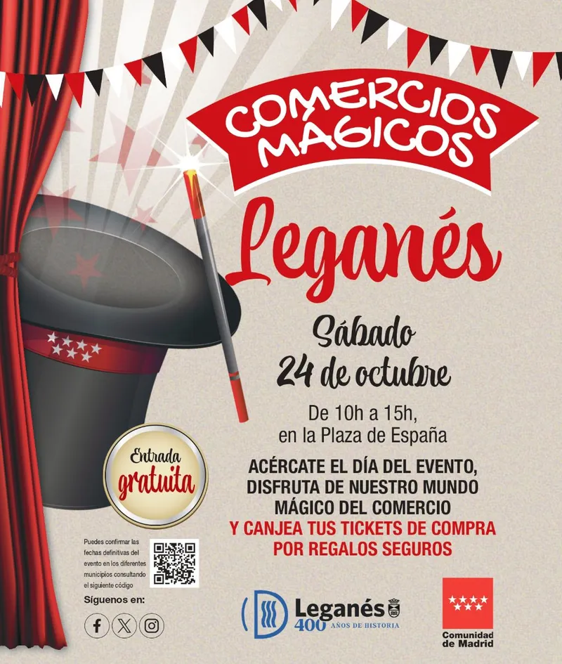 Leganés celebra 'Comercios Mágicos' con 550 establecimientos y actividades para familias