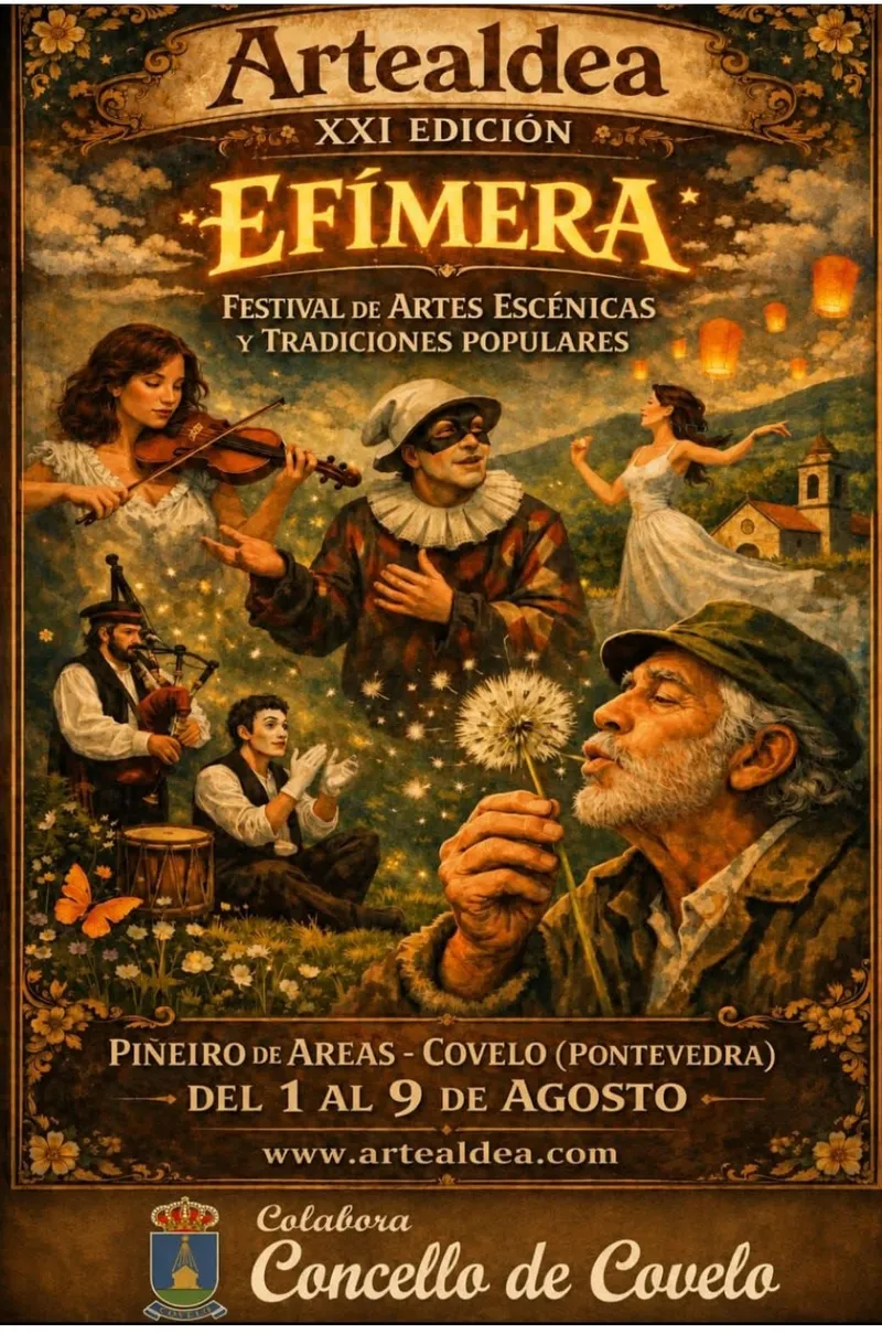 Artealdea regresa a Covelo para celebrar su XXI edición del 1 al 9 de agosto
