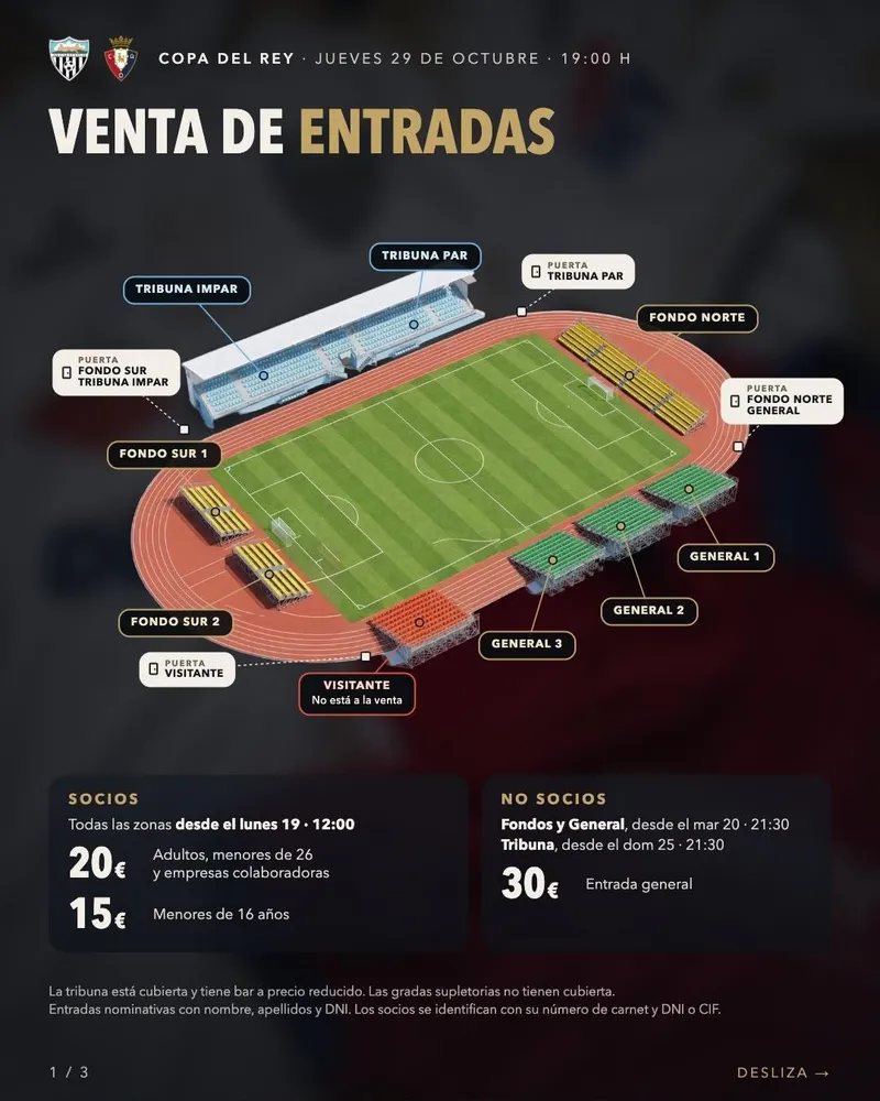 Calatayud se prepara para un partido histórico de Copa del Rey contra Osasuna