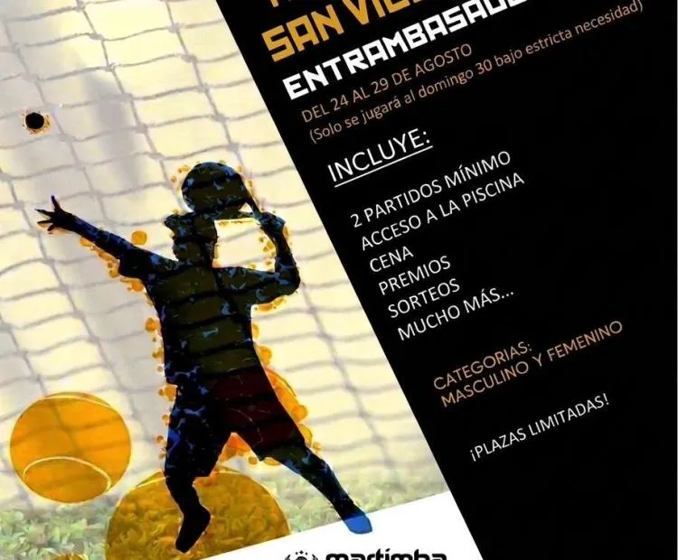 El IX Torneo de Pádel San Vicente Mártir calienta motores