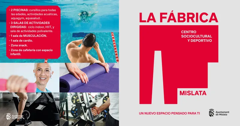Mislata inaugura el Centro Sociocultural y Deportivo La Fábrica con nuevas instalaciones y actividades