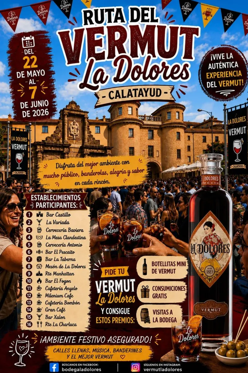 Calatayud celebra la Ruta del Vermú 'La Dolores' con 16 establecimientos participantes
