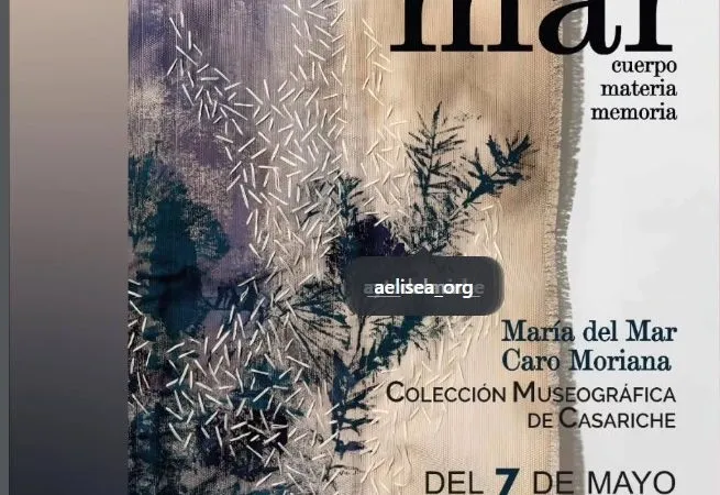 María del Mar Caro expone su arte textil inspirado en la naturaleza en Casariche