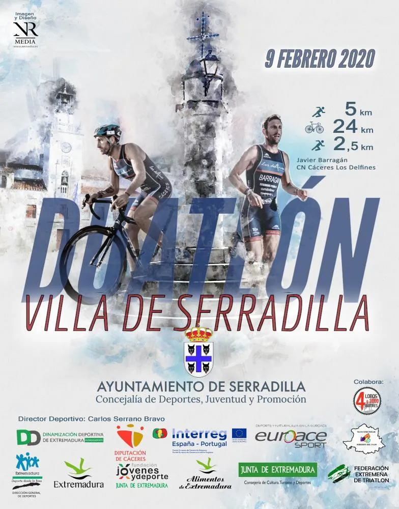 Serradilla acogerá el I Duatlón Villa de Serradilla el próximo 26 de enero