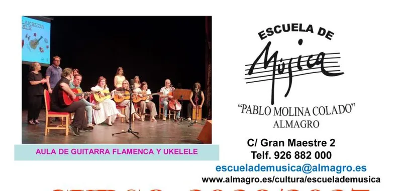 La Escuela de Música de Almagro abre el plazo de inscripción para el curso 2026-2027