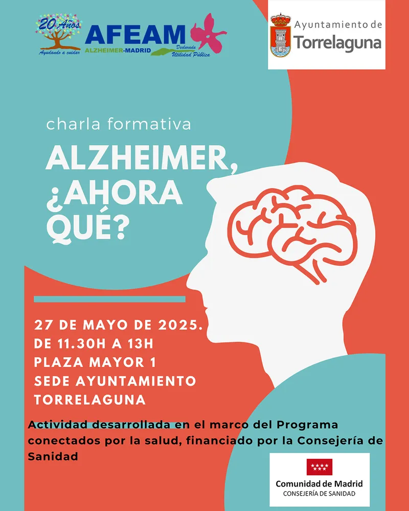 Torrelaguna celebra una charla informativa sobre el Alzheimer para familiares y cuidadores