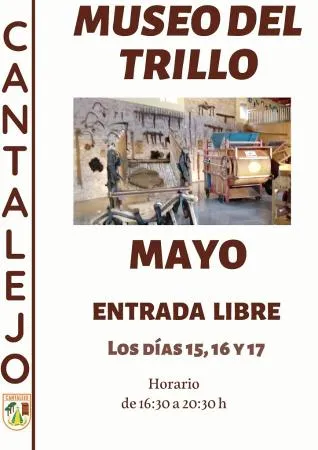 El Museo del Trillo de Cantalejo abre sus puertas los días 15 y 16 de mayo
