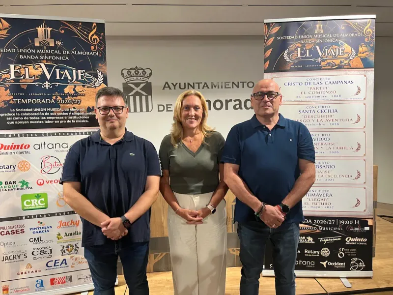 Almoradí inicia "El viaje": cinco conciertos rumbo al Certamen Internacional de Valencia