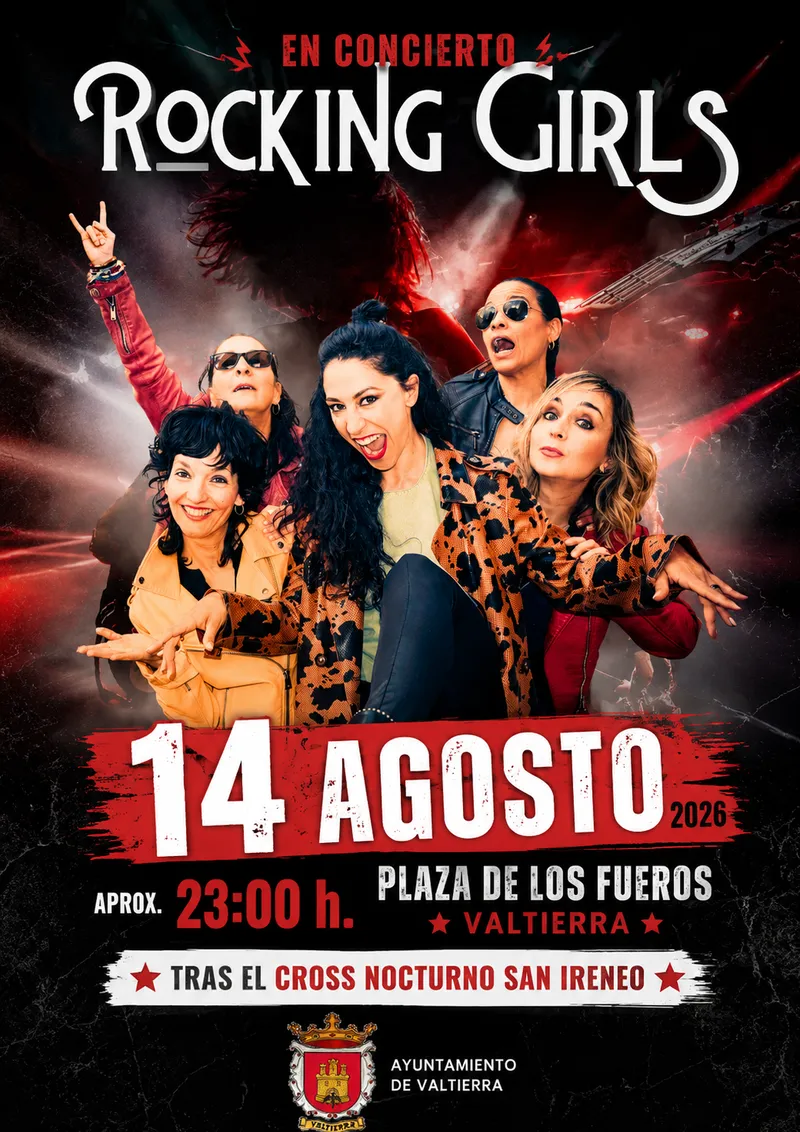 Rockin' Girls animará la noche del 14 de agosto en la Plaza de los Fueros de Valtierra