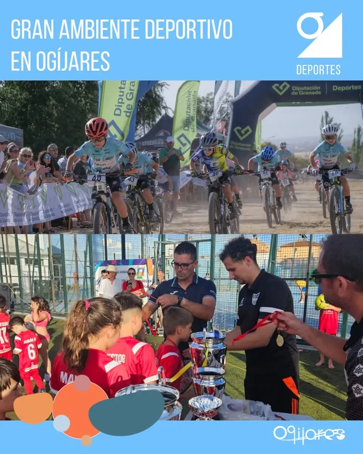 Ogíjares celebra un fin de semana deportivo con fútbol y ciclismo base